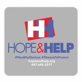 DuraTrac Matte Plus Hard Surface Mouse Pad w/Light-Duty Foam Backing (7.5"x8"x1/8") with Logo