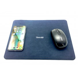Customized PU Wireless Charger Mouse Pad