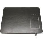 iMojo Qi Wireless Charger Leather Mouse Pad with Logo