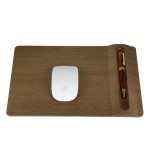 Custom Imprinted Walnut Wooden Mouse Pad