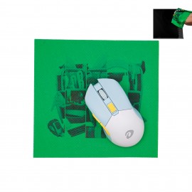 Custom 2-in-1 Foldable Mouse Pad Screen Cleaner