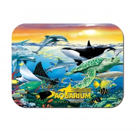 6"X8" Hard Surface Full Color Mouse Pad 1/16" Rubber Base with Logo