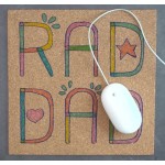 8" x 9" - Color Printed Cork Mousepads - USA-Made Logo Branded