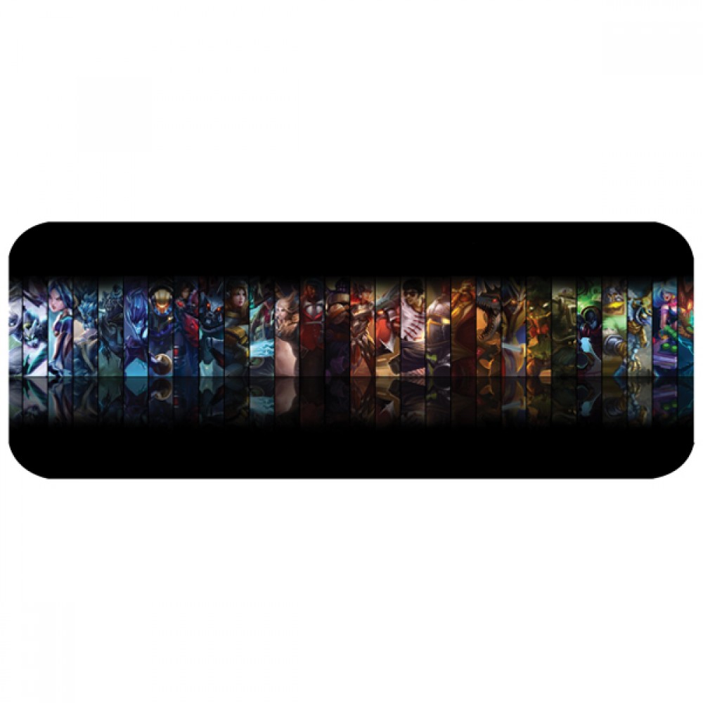 Customized Full Color Dye Sublimation Premium Rubber Gaming Mouse Pad / Mat (18"x6.75")