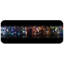 Customized Full Color Dye Sublimation Premium Rubber Gaming Mouse Pad / Mat (18"x6.75")