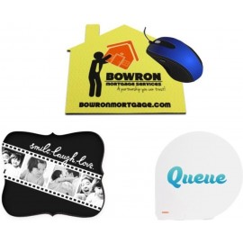 Personalized Custom Shape Computer Mouse Pad  Personalized Custom Shape Computer Mouse Pad