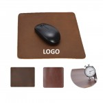 Logo Branded Genuine Leather Mouse Pad