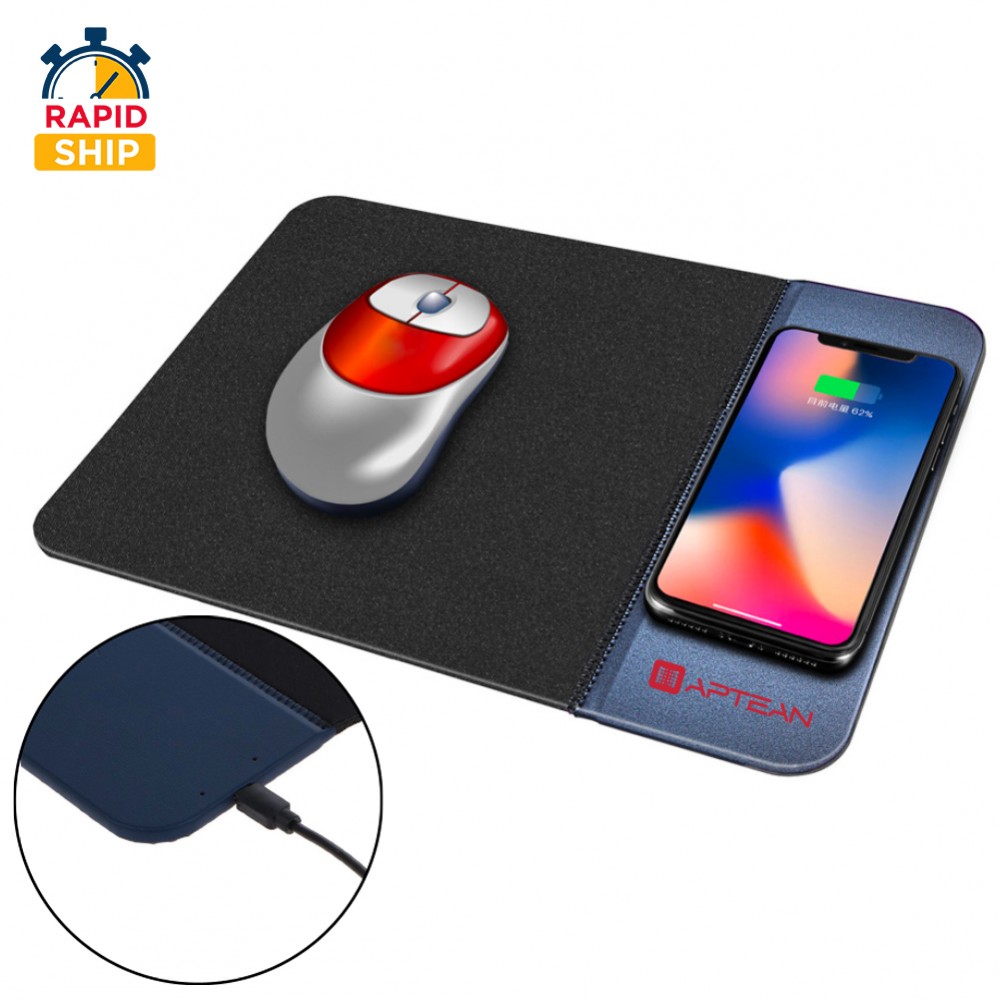Customized 5W Sunrise Wireless Charging Mouse Pad and wireless Charger