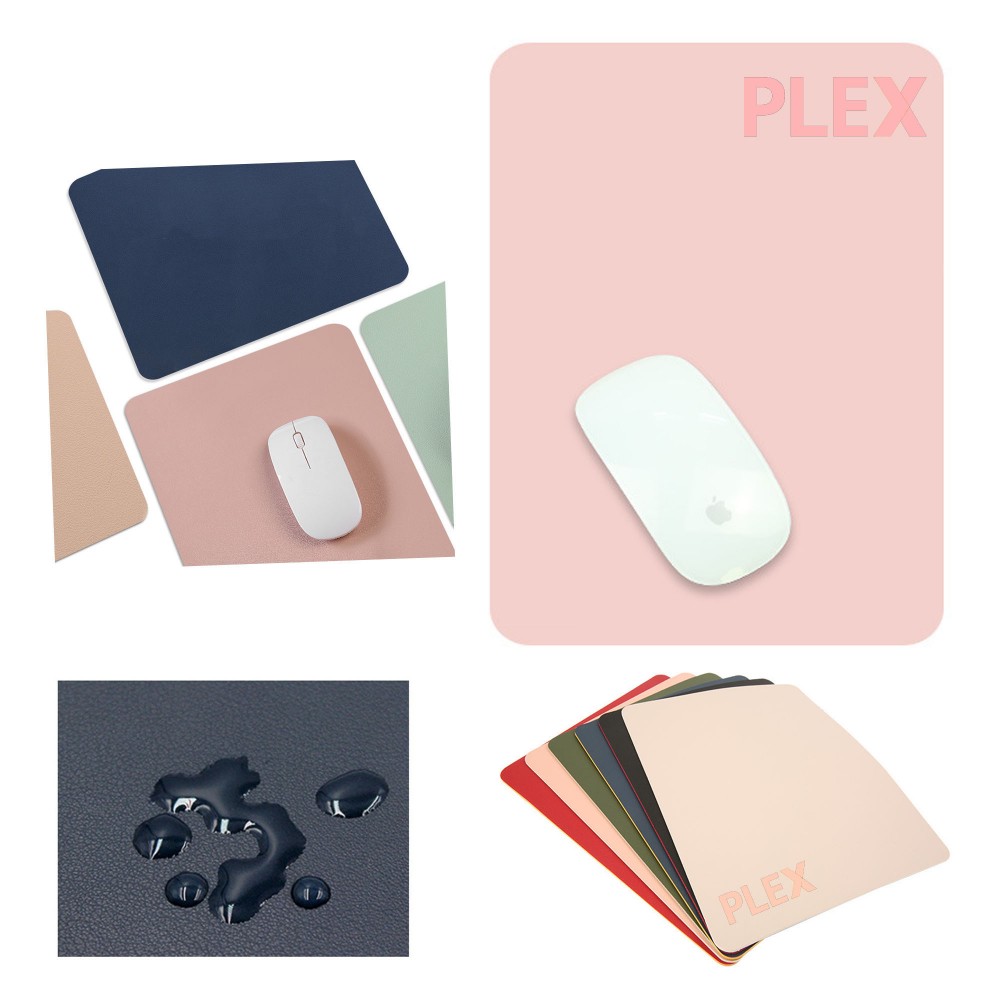 Custom Imprinted Leather Solid Color Mouse Pad Custom Imprinted Leather Solid Color Mouse Pad