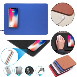 Custom Printed Wireless Charging Mouse Pad  Custom Printed Wireless Charging Mouse Pad