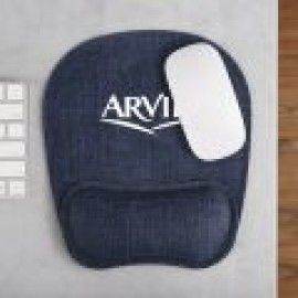RPET Ergonomic Mouse Mat with Logo  RPET Ergonomic Mouse Mat with Logo