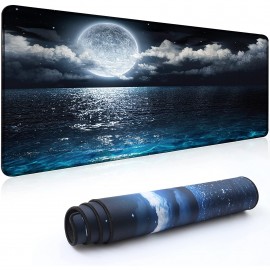 Custom Full Color Big Mouse Pad with Stitched Edge