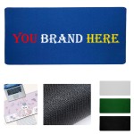 11.81 X 23.62 X 0.16 Inch Large Mouse Mat W/ Stitched Edges with Logo