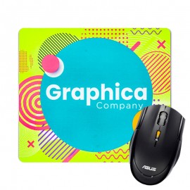Fluorescent Neon Custom Printed Medium Mouse Pads with Logo