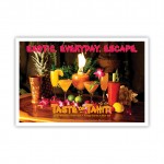 Custom Printed Promote.Restaurant Mouse Pad Clik Onz 9" x 6"