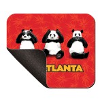 Personalized 8"X9.5" Hard Surface Full Color Mouse Pad 1/16" Thick Rubber Base