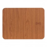 Promotional 2 in 1 Wireless Charger Wood Design Mouse Pad
