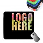 Stitched Edges Mouse Pad w/Rubber Base with Logo