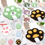 Logo Branded Cat Paw Shape Cute Mousepad