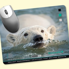 Peel&Place 7"x9"x.015" Ultra Thin, Hard Surface Mouse Pad with Logo