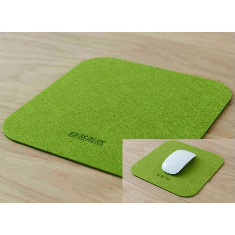 Logo Branded Economy Felt Mouse Pad