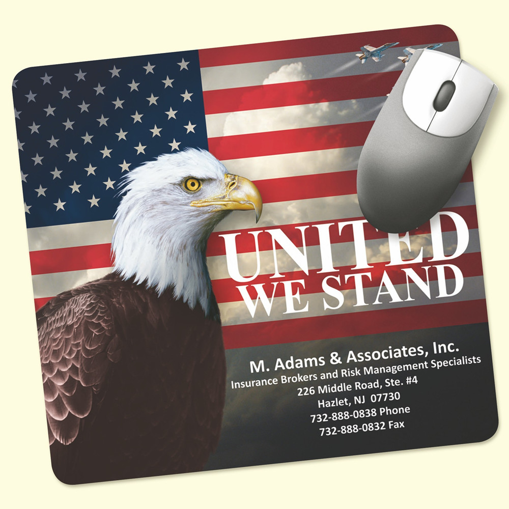 8.5"x7"x1/8" Full Color Soft Computer Mouse Pad Custom Imprinted 8.5"x7"x1/8" Full Color Soft Computer Mouse Pad Custom Imprinted