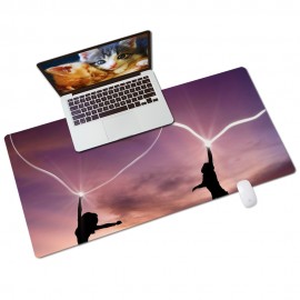 Logo Branded Mouse Pad w/the Lightning Pattern,31.5''Lx15.7''W