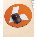 Round Recycled Mouse Mat Logo Branded
