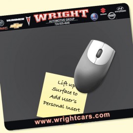 Frame-It Lift DuraTec 8"x9.5"x1/8" Lift-Top Window/Photo MousePad with Logo