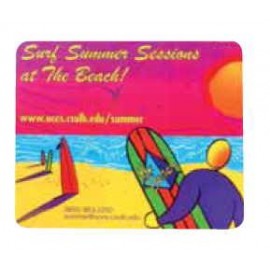 Hard Surface Mouse Pad w/ Rubber Base (9-1/4"x7-3/4"x1/16") with Logo