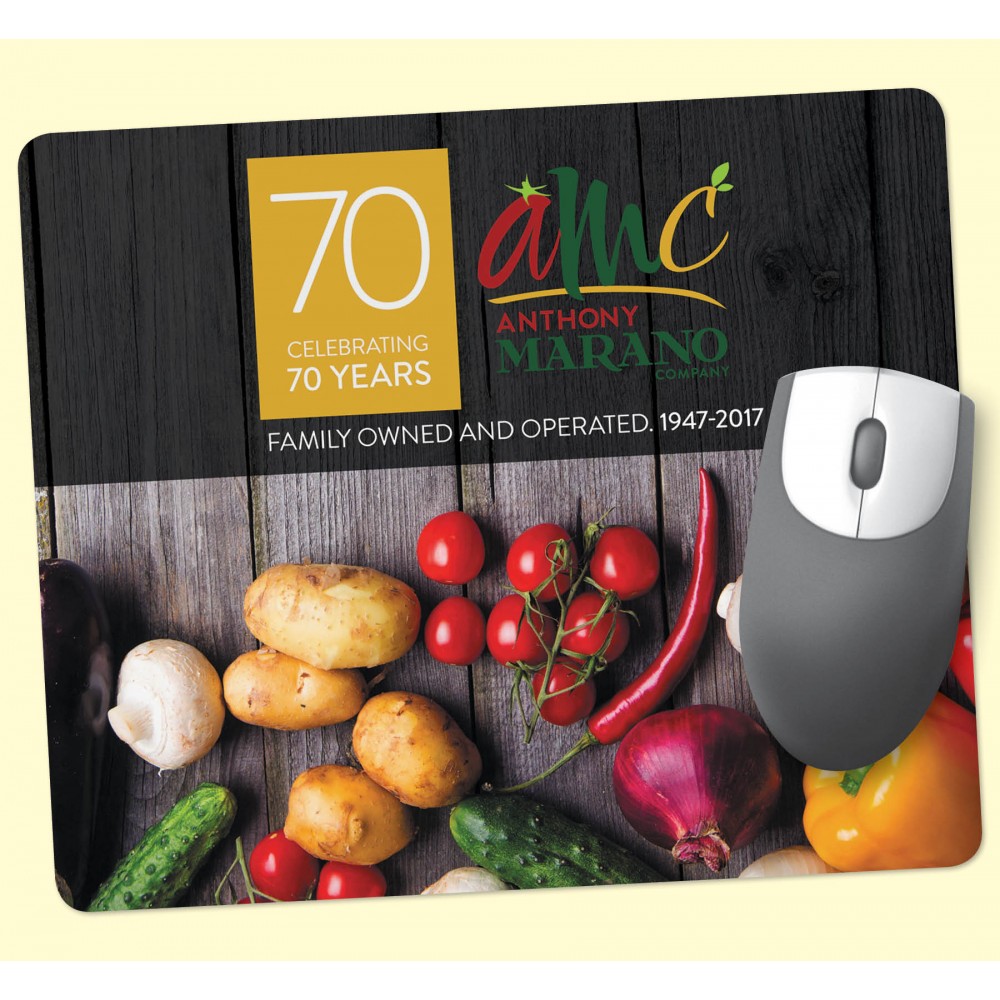 Personalized Vynex Heavy Duty 8"x9.5"x1/8" Hard Surface Mouse Pad Personalized Vynex Heavy Duty 8"x9.5"x1/8" Hard Surface Mouse Pad