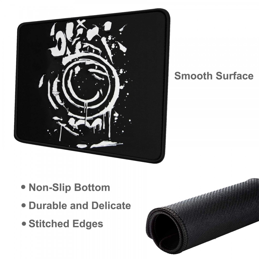 Soft Surface Computer Mouse Pad with Stitched Edge Logo Branded Soft Surface Computer Mouse Pad with Stitched Edge Logo Branded