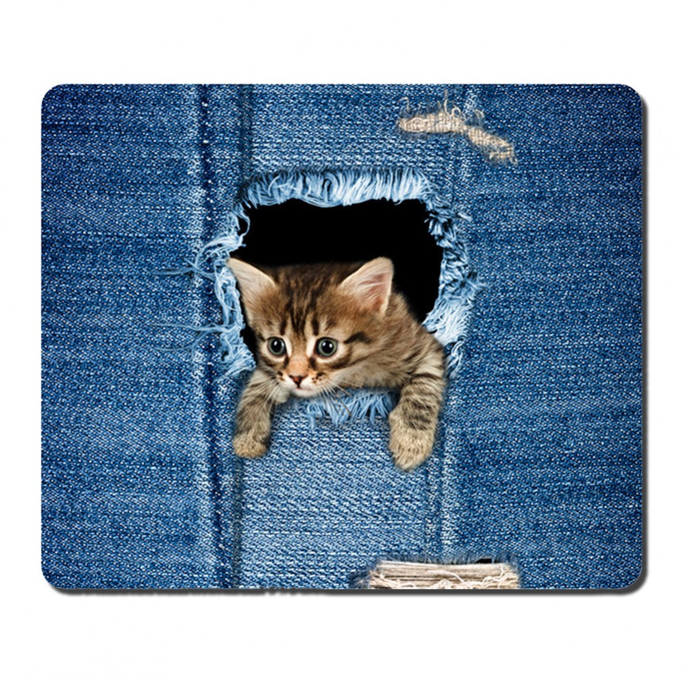 Custom Full Color Soft Top Fabric Rectangle Mouse Pad w/Rubber Base Custom Full Color Soft Top Fabric Rectangle Mouse Pad w/Rubber Base