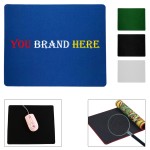 Promotional 8.66 X 7.09 X 0.08 Inch Mouse Mat W/ Stitched Edges