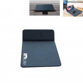 Wireless Charging Mouse Pad With Stand with Logo