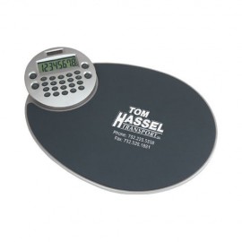 Ergonomic Mouse Pad w/ Rotating Calculator with Logo