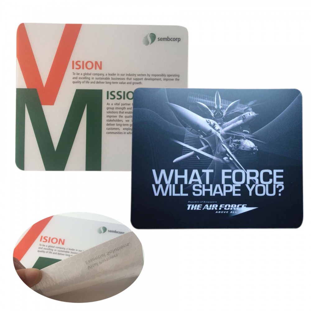 Custom Imprinted Full Color PVC Removable Glue Mouse Pads Custom Imprinted Full Color PVC Removable Glue Mouse Pads