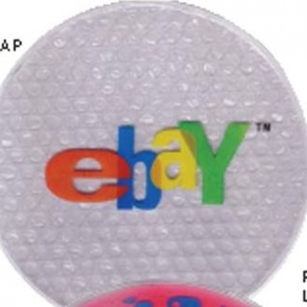 8" Diameter Translucent Fun Filled Mouse Pads - Bubble Wrap Filled Custom Imprinted