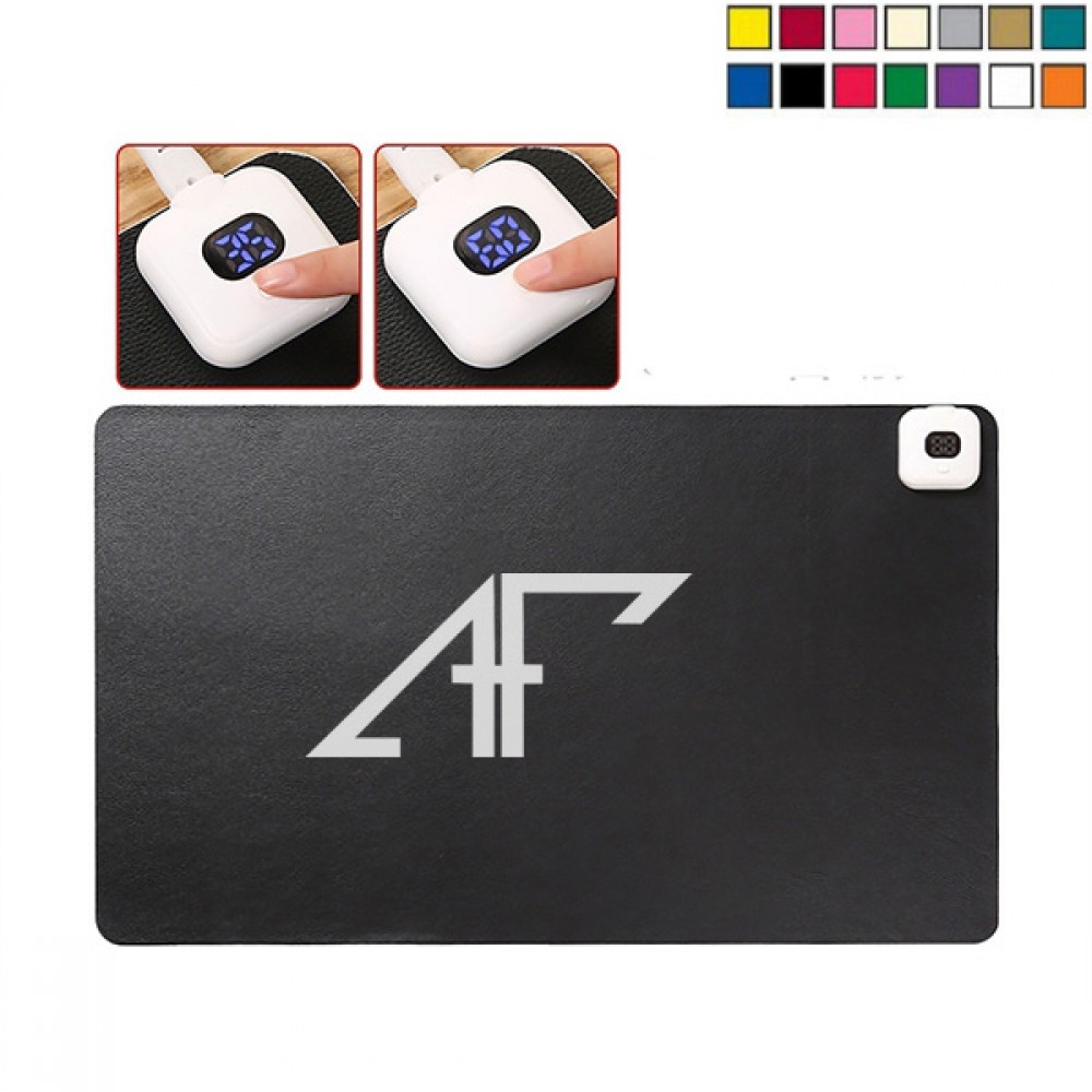 Custom Imprinted Waterproof PU Electric Heat up Office Desk Mat Custom Imprinted Waterproof PU Electric Heat up Office Desk Mat
