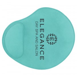 Personalized Teal Blue Laserable Leatherette Mouse Pad (9" x 10 1/4")  Personalized Teal Blue Laserable Leatherette Mouse Pad (9" x 10 1/4")