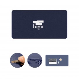 Logo Branded Leather Waterproof Computer Office Mouse Pad