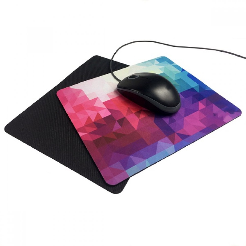 Customized Sublimated Anti-Fray Cloth Rubber Mouse Pad