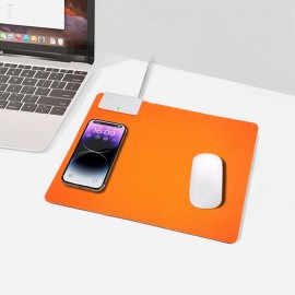Foldable Wireless Charging Mouse Pad with Logo  Foldable Wireless Charging Mouse Pad with Logo