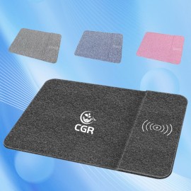 Customized 10W Wireless Charger Pad with Mouse Function  Customized 10W Wireless Charger Pad with Mouse Function