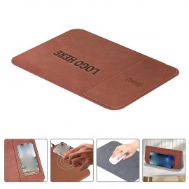 3-In-1 Foldable Wireless Charging Mouse Pad with Logo