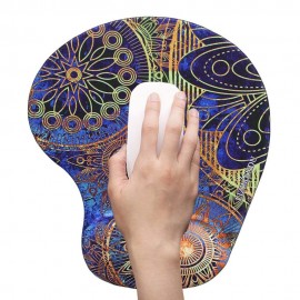 Custom Oval Customizable Lightweight Mouse Pad With Ergonomic Suppo