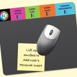 Promotional Frame-It Lift Heavy Duty 8"x9.5"x1/8" Lift-Top Window/Photo MousePad
