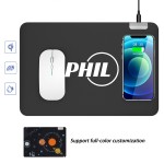 Mouse Pad with Wireless Charger with Logo
