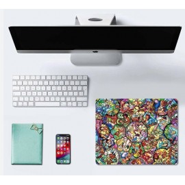 Full Color Mouse Pads - Counter Mat - Desk Matting - 9"x8"x.6"-Value with Logo  Full Color Mouse Pads - Counter Mat - Desk Matting - 9"x8"x.6"-Value with Logo