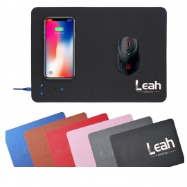 Wireless Charging Charger Mouse Pad with Logo